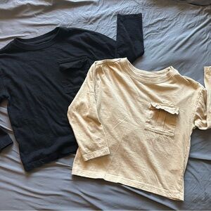 🔵 3/$20 Two Kids Long Sleeve Pocket Tees